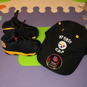 Jordan 13 Retro and Pittsburgh Infant Hat
